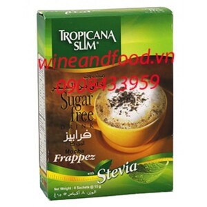 Cà phê mocha Tropicana Slim Frappez không đường 120g