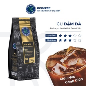 Cà phê rang xay K-Coffee Black 454g