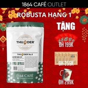 Cà Phê rang xay Thunder No.8 gói 220g