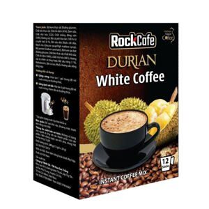 Cà phê sầu riêng RockCafe White Coffee - 240g (12 gói)