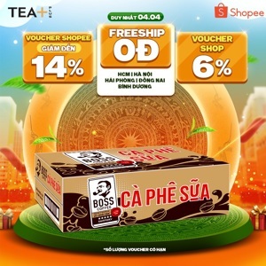 Cà phê sữa Boss - Thùng 24 lon 180ml