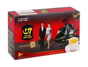 Cà phê sữa G7 3 trong 1 hộp 336g (21 gói)