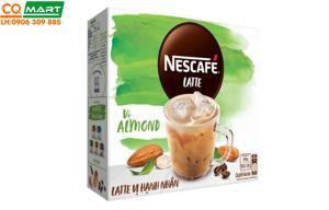 Cà phê sữa hạt Latte NesCafe vị hạnh nhân 240g