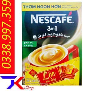 Cà phê sữa NesCafe Đậm vị 3 trong 1 hộp 20 gói x 17g