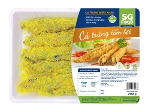 Cá trứng tẩm bột SG Food khay 200g