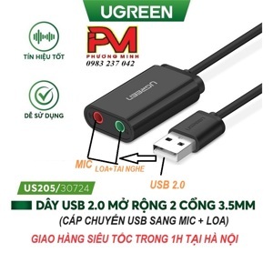 Cable USB 2.0 Ugreen 30724