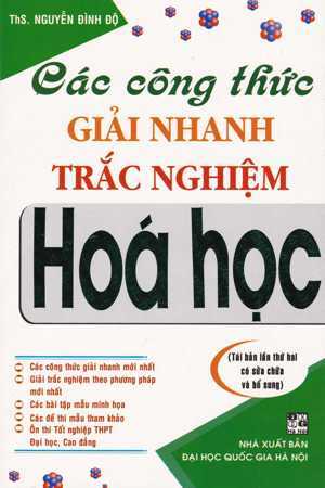 Các Công Thức Giải Nhanh Trắc Nghiệm Hóa Học