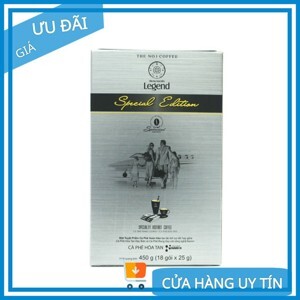 Café hòa tan trung nguyên legend special edition hộp 450g (25g x 18 gói)