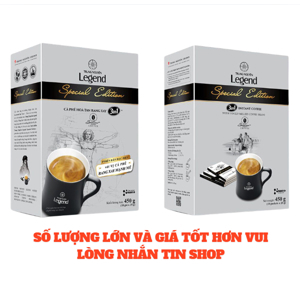 Café hòa tan trung nguyên legend special edition hộp 450g (25g x 18 gói)