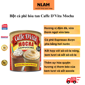 Caffe D'Vita Mocha Cappuccino 1.8kg