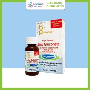 Cải thiện biếng ăn, tăng cường miễn dịch Bprotected Zinc Gluconate