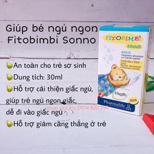 Cải thiện giấc ngủ cho trẻ FitoBimbi - Sonno - 30ml