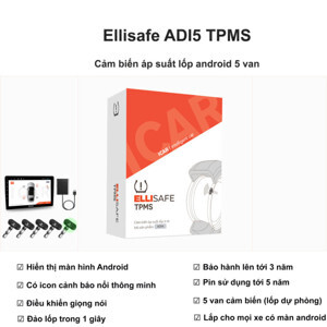 Cảm biến áp suất lốp Ellisafe ADI5