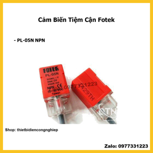 Cảm biến kim loại tiệm cận Fotek PL-05N NPN