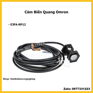 Cảm biến quang Omron E3FA-RP12 2M