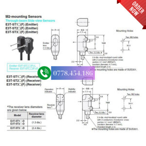 Cảm biến quang Omron E3T-ST22