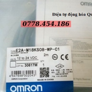 Cảm biến tiệm cận Omron E2A-M18KS08-WP-C1