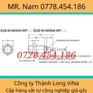 Cảm biến tiệm cận Omron E2B-M18KS05-WP-C1