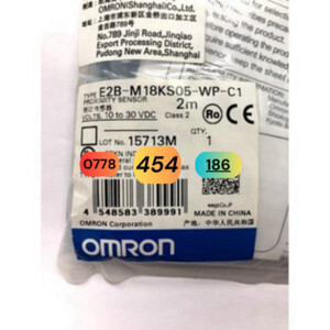 Cảm biến tiệm cận Omron E2B-M18KS05-WP-C1