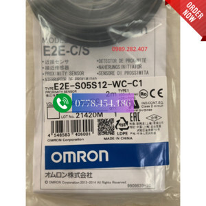 Cảm biến tiệm cận Omron E2E-S05S12-WC-C1 2M