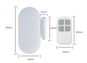 Cảm biến từ độc lập có remote với 3 chế độ báo khách và báo động, khẩn cấp AMC02