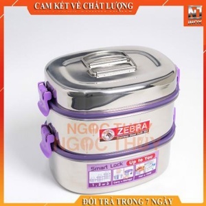 Camen inox Zebra hình oval có khóa 152042