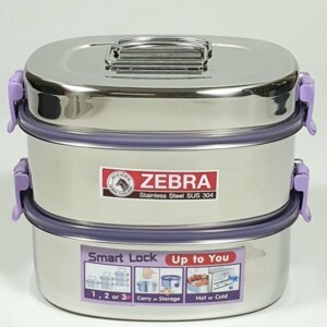 Camen inox Zebra hình oval có khóa 152042