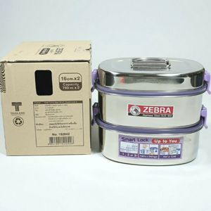 Camen inox Zebra hình oval có khóa 152042