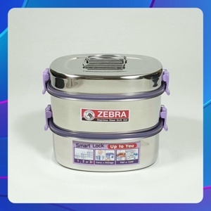 Camen inox Zebra hình oval có khóa 152042