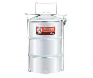 Camen Zebra 150223 - 12CM 3 Ngăn Inox