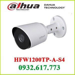 Camera 4in1 Dahua DH-HAC-HFW1200TP-A-S4 - 2MP