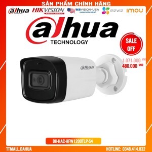 Camera 4in1 Dahua HAC-HFW1200TLP-S4 - 2MP