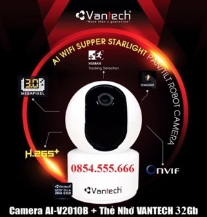 Camera AI wifi Vantech V2010B