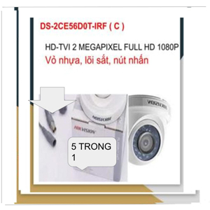 Camera hồng ngoại bán cầu Hikvision DS-2CE56D0T-IR - 2MP