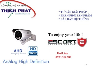 Camera box Escort ESC-711AHD 1.3 - hồng ngoại