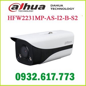 Camera DAHUA DH-IPC-HFW2231MP-AS-I2-B-S2