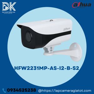 Camera DAHUA DH-IPC-HFW2231MP-AS-I2-B-S2