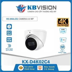 Camera Dome 4 in 1 hồng ngoại Kbvision KX-D4K02C4 - 8MP