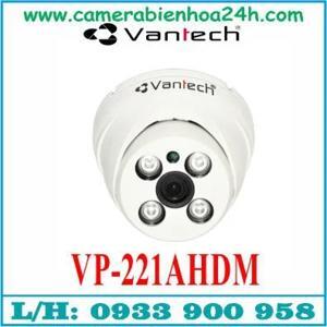 Camera Dome AHD hồng ngoại VANTECH VP-221AHDM - 1.0 Megapixel