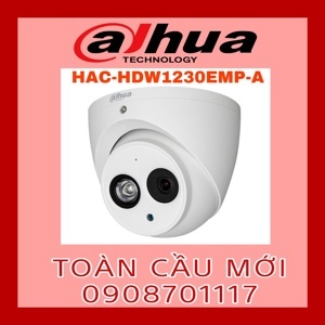 Camera Dome Dahua HAC-HDW1230EMP-A - 2MP