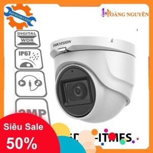 Camera Dome HD-TVI Hikvision DS-2CE76D0T-ITMFS - 2MP