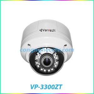 Camera Dome HD-TVI hồng ngoại Vantech VP-3300ZT - 2MP