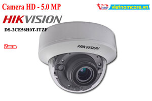 Camera Dome HDTVI Hikvision DS-2CE56H0T-ITZF - 5MP