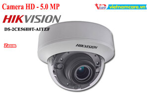 Camera Dome HDTVI Hikvision DS-2CE56H0T-AITZF - 5MP