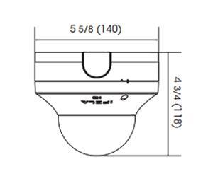 Camera dome Sony SNCDH140T (SNC-DH140T) - IP, hồng ngoại