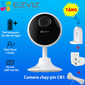 Camera Ezviz CB1 dùng pin  Full HD