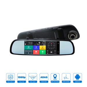 Camera hành trình gương giám sát từ xa WEBVISION M39 AI