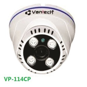 Camera HD-CVI bán cầu hồng ngoại Vantech VP-114CP