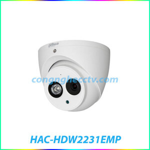 Camera HD-CVI bán cầu Starlight Dahua DH-HAC-HDW2231EMP