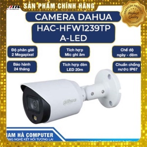 Camera HD-CVI Dahua HAC-HFW1239TP-A-LED - 2MP